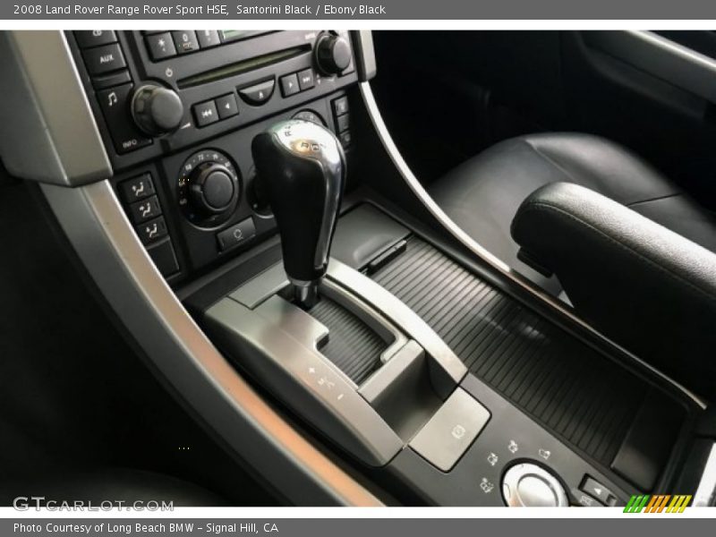 Santorini Black / Ebony Black 2008 Land Rover Range Rover Sport HSE