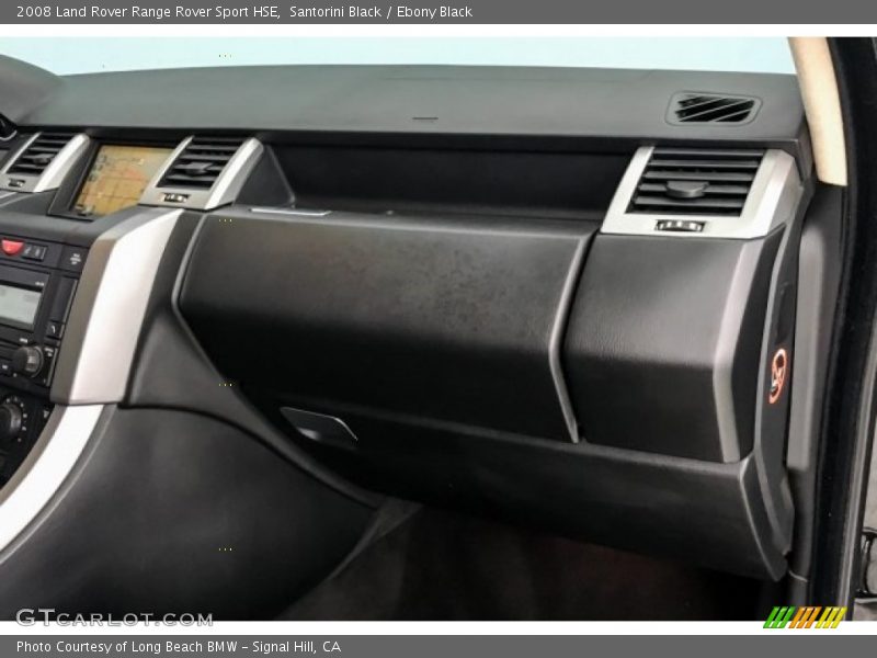 Santorini Black / Ebony Black 2008 Land Rover Range Rover Sport HSE