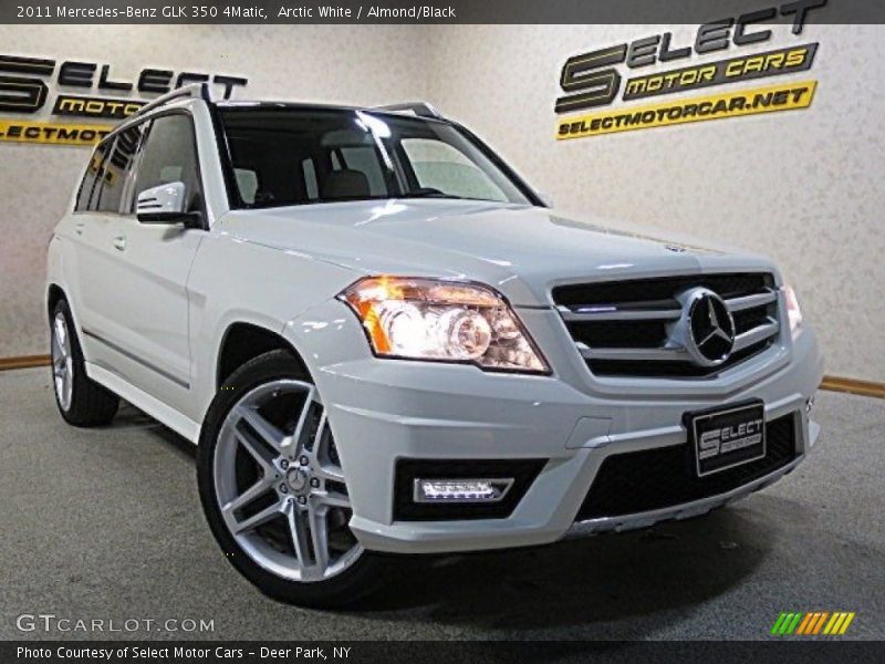 Arctic White / Almond/Black 2011 Mercedes-Benz GLK 350 4Matic