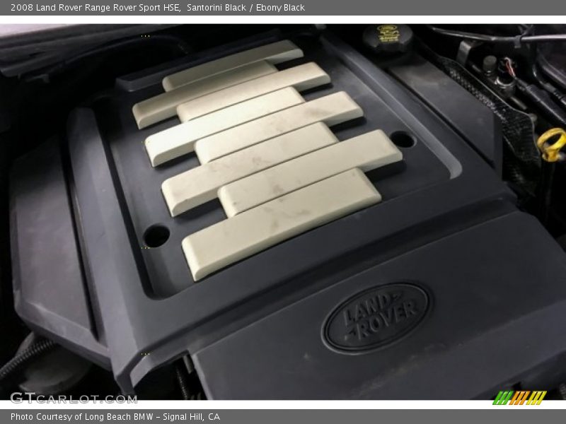 Santorini Black / Ebony Black 2008 Land Rover Range Rover Sport HSE