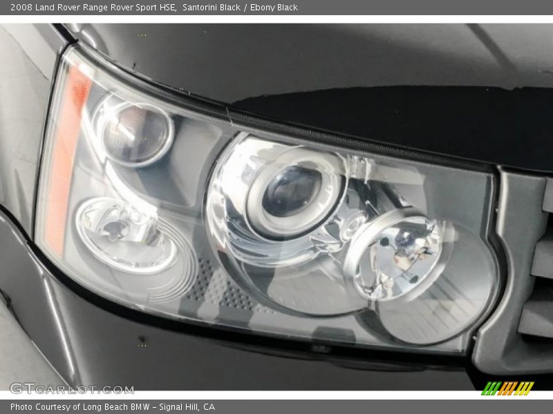Santorini Black / Ebony Black 2008 Land Rover Range Rover Sport HSE