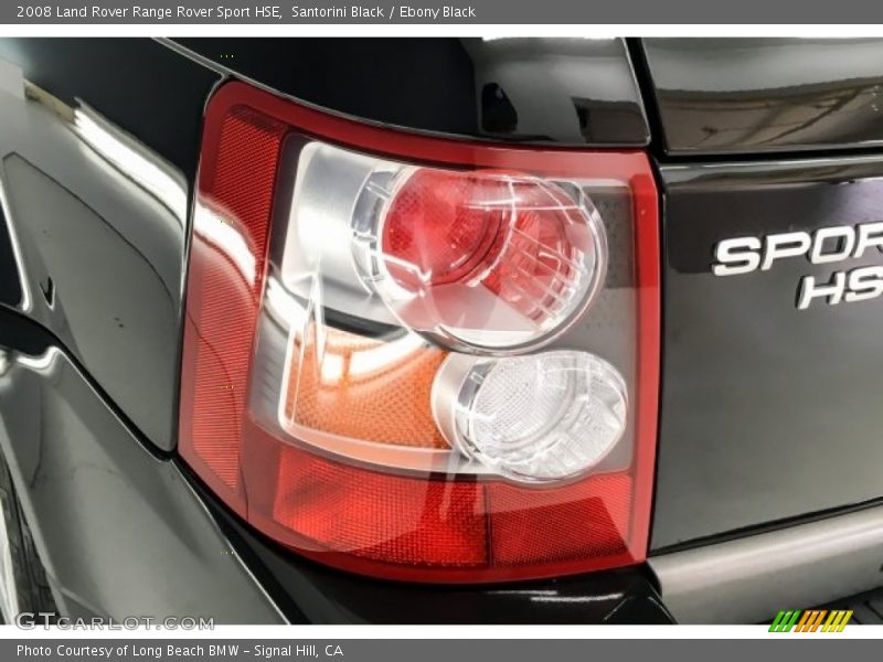 Santorini Black / Ebony Black 2008 Land Rover Range Rover Sport HSE