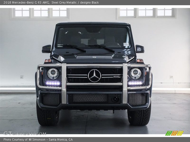 Steel Grey Metallic / designo Black 2018 Mercedes-Benz G 63 AMG