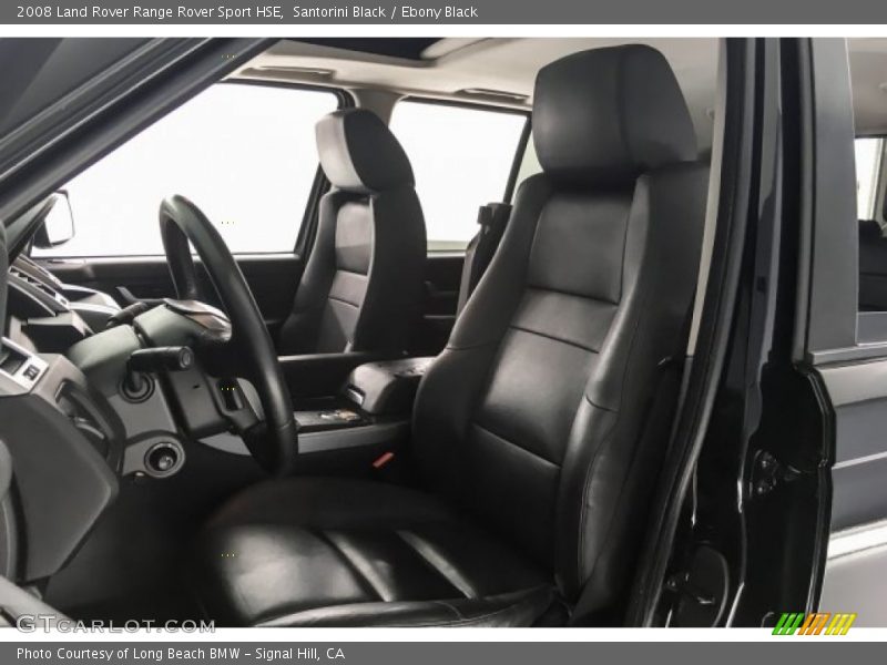 Santorini Black / Ebony Black 2008 Land Rover Range Rover Sport HSE