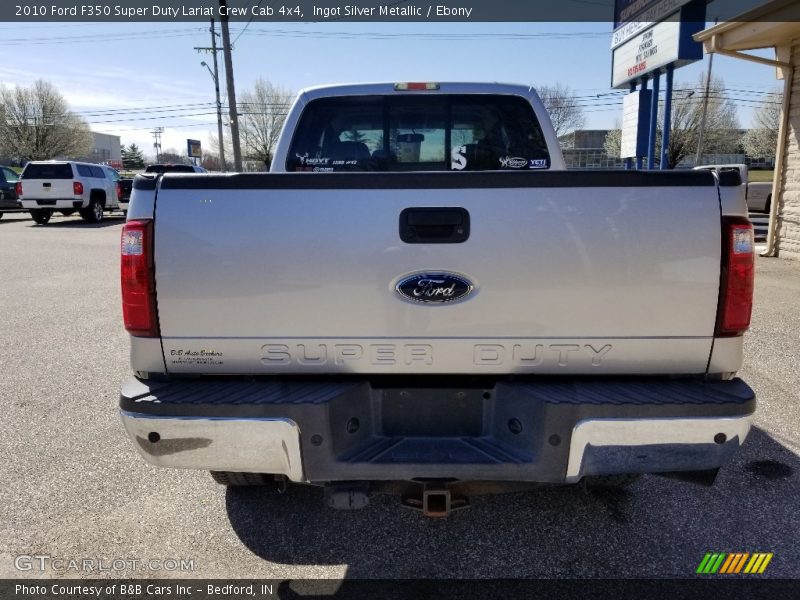 Ingot Silver Metallic / Ebony 2010 Ford F350 Super Duty Lariat Crew Cab 4x4