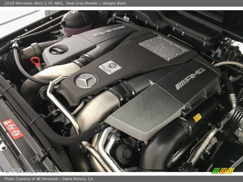  2018 G 63 AMG Engine - 5.5 Liter AMG biturbo DOHC 32-Valve VVT V8