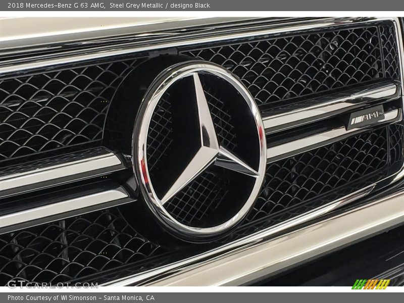 Steel Grey Metallic / designo Black 2018 Mercedes-Benz G 63 AMG