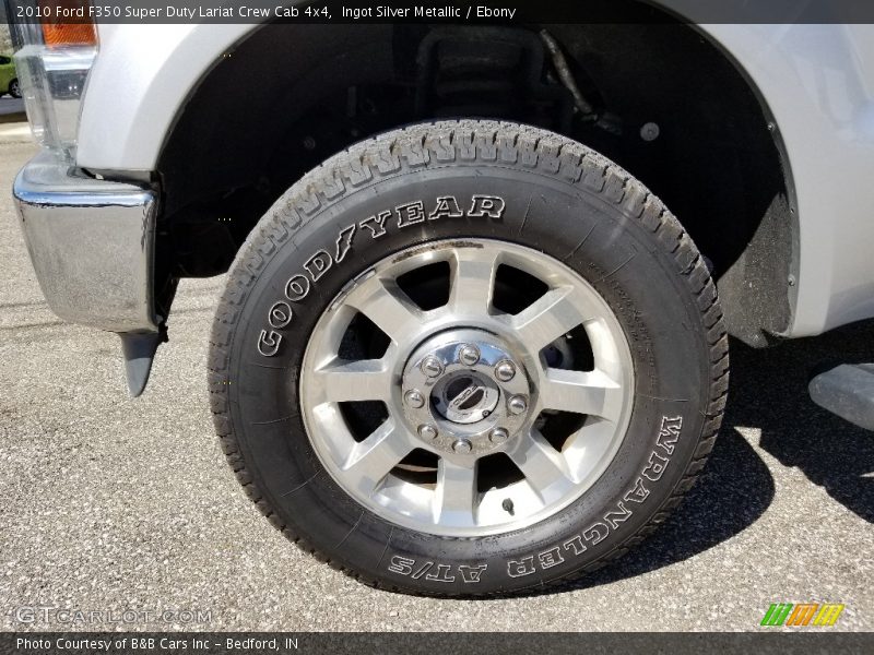 Ingot Silver Metallic / Ebony 2010 Ford F350 Super Duty Lariat Crew Cab 4x4