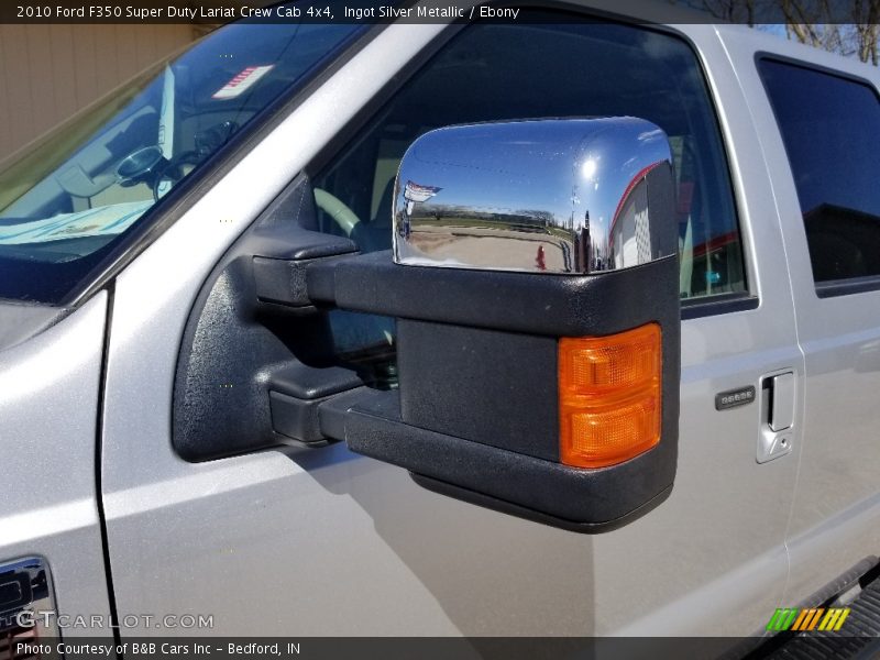 Ingot Silver Metallic / Ebony 2010 Ford F350 Super Duty Lariat Crew Cab 4x4
