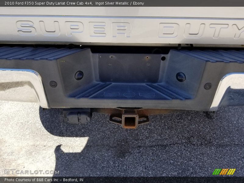 Ingot Silver Metallic / Ebony 2010 Ford F350 Super Duty Lariat Crew Cab 4x4