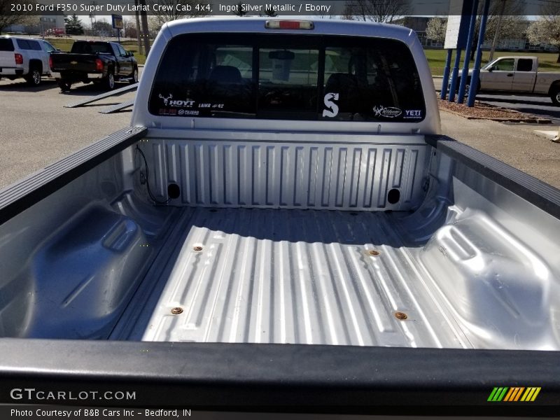Ingot Silver Metallic / Ebony 2010 Ford F350 Super Duty Lariat Crew Cab 4x4