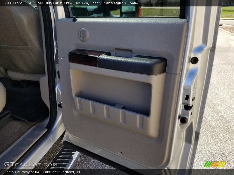 Ingot Silver Metallic / Ebony 2010 Ford F350 Super Duty Lariat Crew Cab 4x4