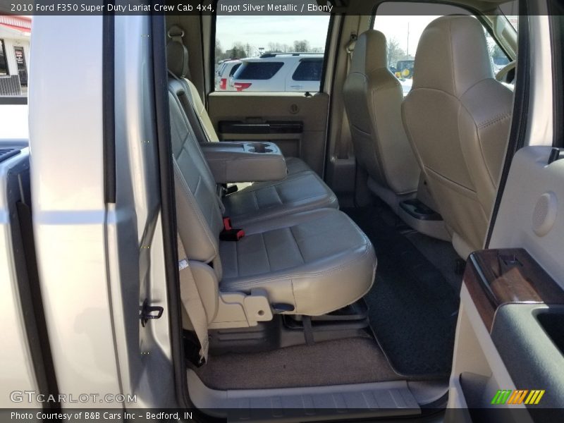 Ingot Silver Metallic / Ebony 2010 Ford F350 Super Duty Lariat Crew Cab 4x4