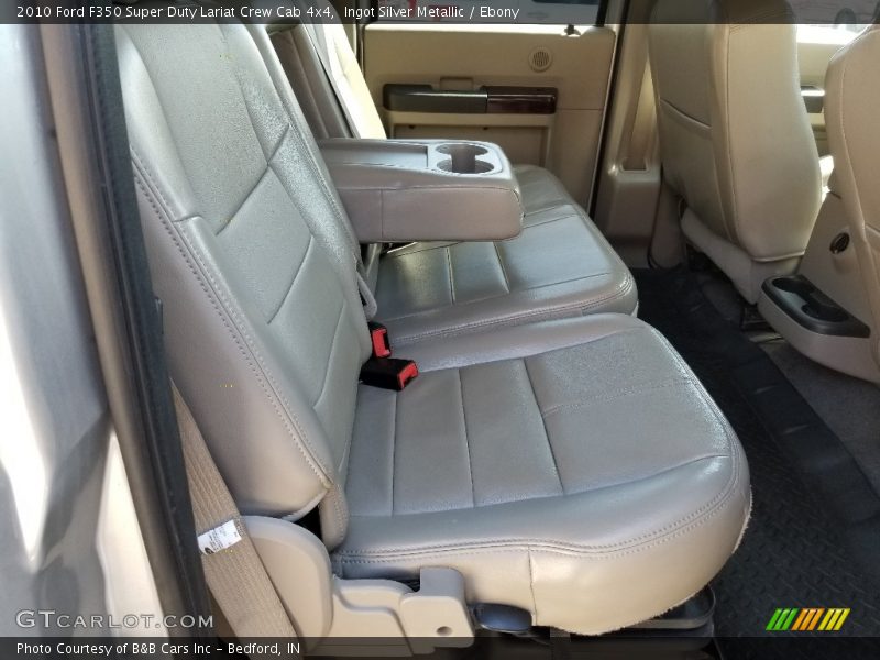 Ingot Silver Metallic / Ebony 2010 Ford F350 Super Duty Lariat Crew Cab 4x4