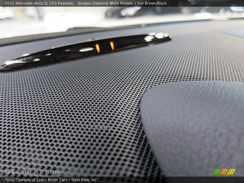 designo Diamond White Metallic / Nut Brown/Black 2015 Mercedes-Benz SL 550 Roadster