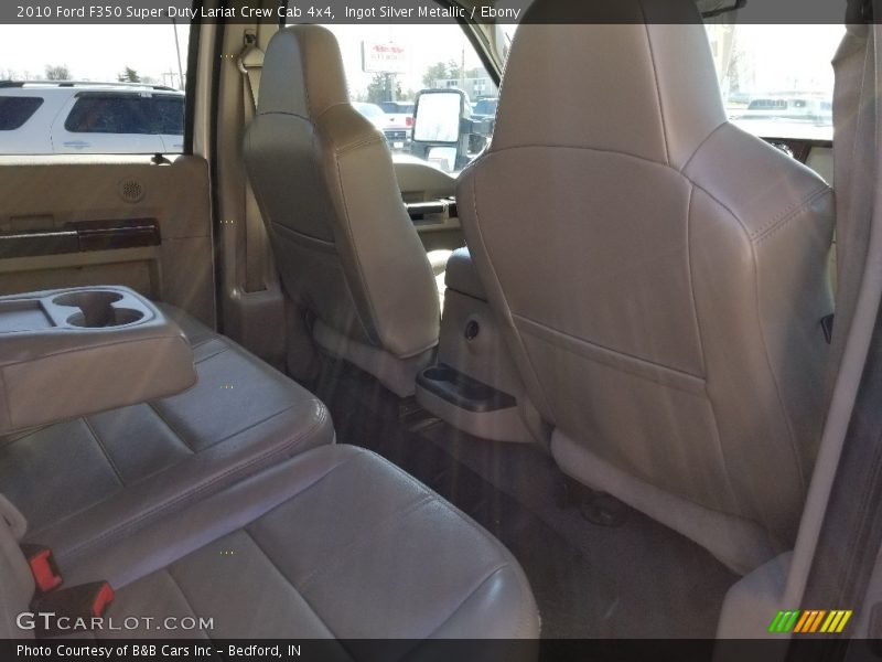 Ingot Silver Metallic / Ebony 2010 Ford F350 Super Duty Lariat Crew Cab 4x4