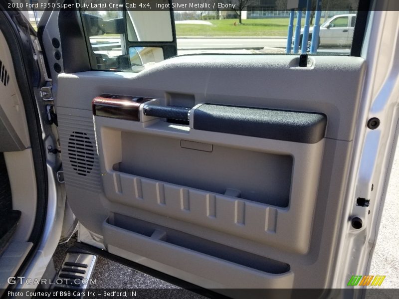 Ingot Silver Metallic / Ebony 2010 Ford F350 Super Duty Lariat Crew Cab 4x4