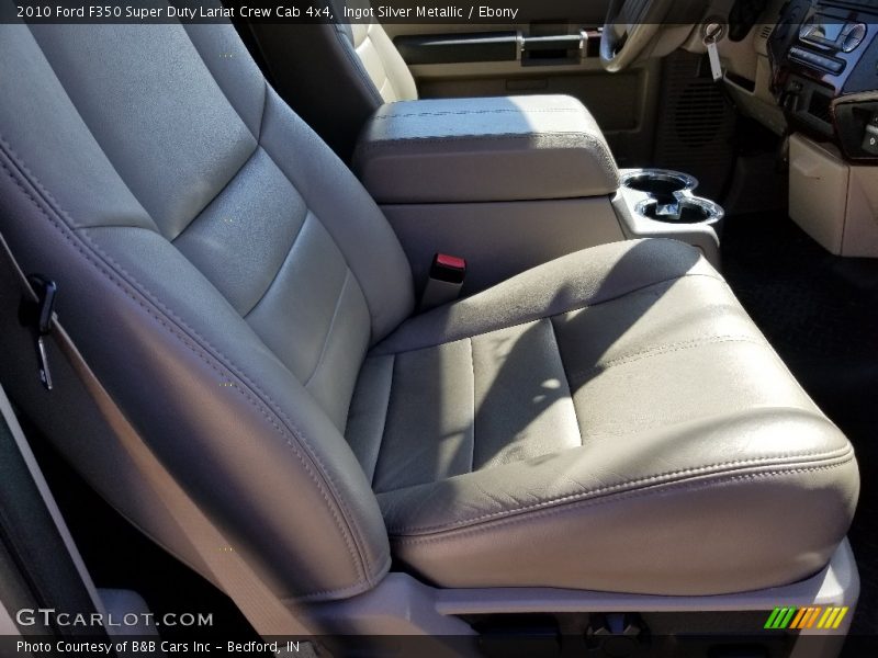Ingot Silver Metallic / Ebony 2010 Ford F350 Super Duty Lariat Crew Cab 4x4