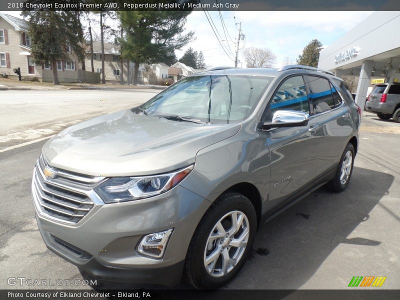 Pepperdust Metallic / Medium Ash Gray 2018 Chevrolet Equinox Premier AWD