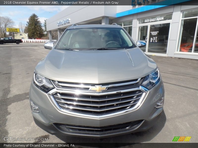 Pepperdust Metallic / Medium Ash Gray 2018 Chevrolet Equinox Premier AWD