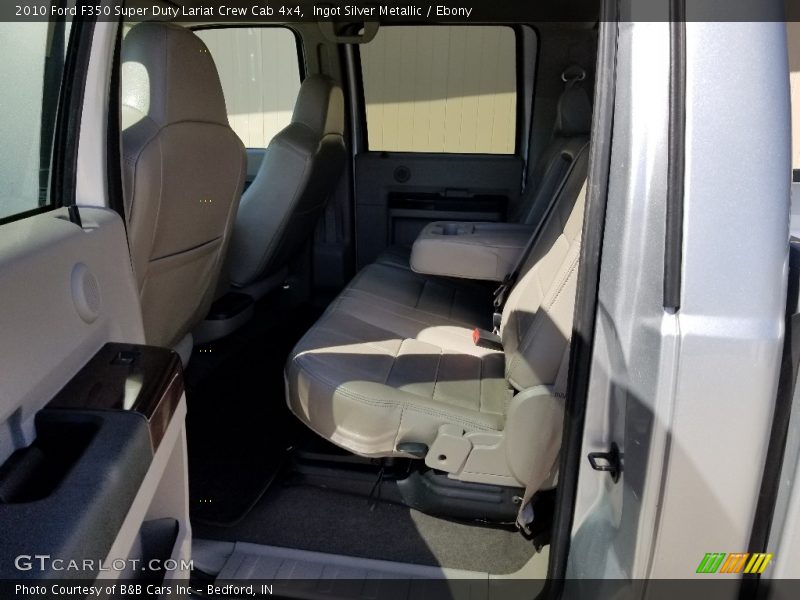 Ingot Silver Metallic / Ebony 2010 Ford F350 Super Duty Lariat Crew Cab 4x4