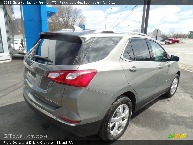 Pepperdust Metallic / Medium Ash Gray 2018 Chevrolet Equinox Premier AWD