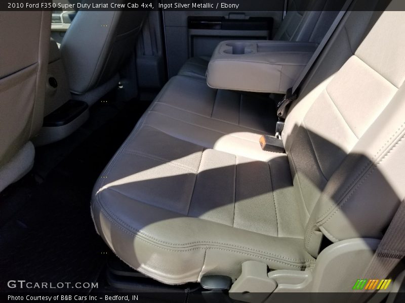 Ingot Silver Metallic / Ebony 2010 Ford F350 Super Duty Lariat Crew Cab 4x4
