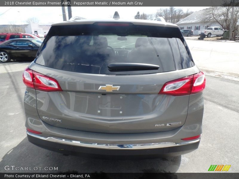 Pepperdust Metallic / Medium Ash Gray 2018 Chevrolet Equinox Premier AWD