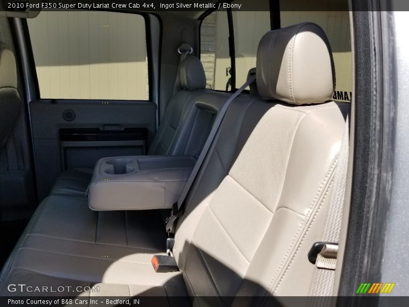 Ingot Silver Metallic / Ebony 2010 Ford F350 Super Duty Lariat Crew Cab 4x4