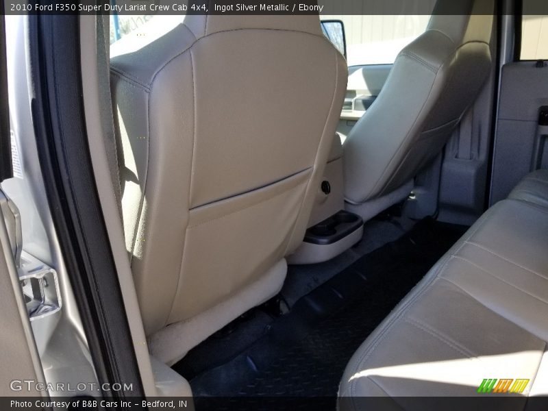 Ingot Silver Metallic / Ebony 2010 Ford F350 Super Duty Lariat Crew Cab 4x4