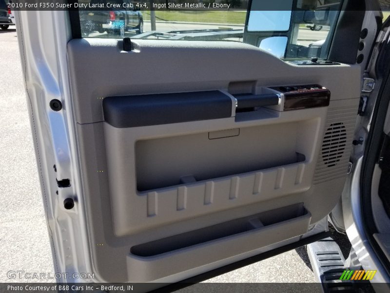Ingot Silver Metallic / Ebony 2010 Ford F350 Super Duty Lariat Crew Cab 4x4