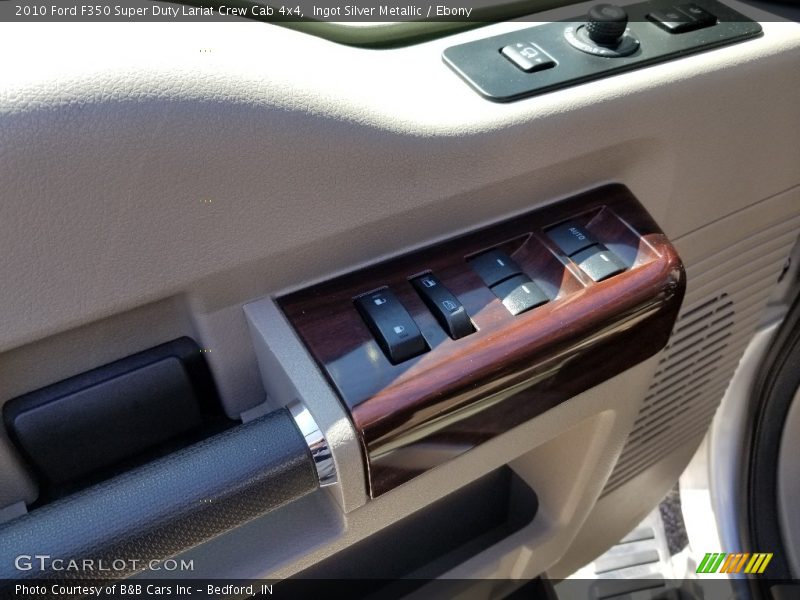 Ingot Silver Metallic / Ebony 2010 Ford F350 Super Duty Lariat Crew Cab 4x4