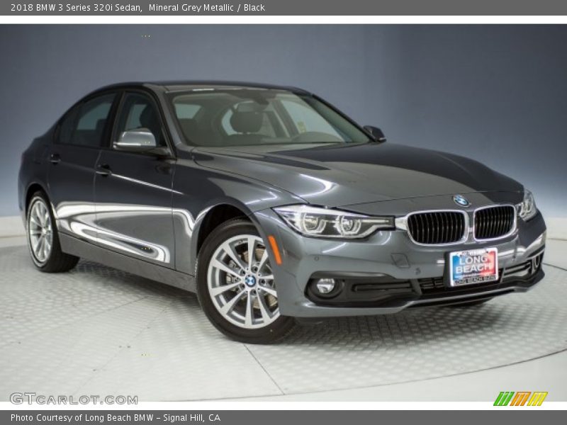 Mineral Grey Metallic / Black 2018 BMW 3 Series 320i Sedan