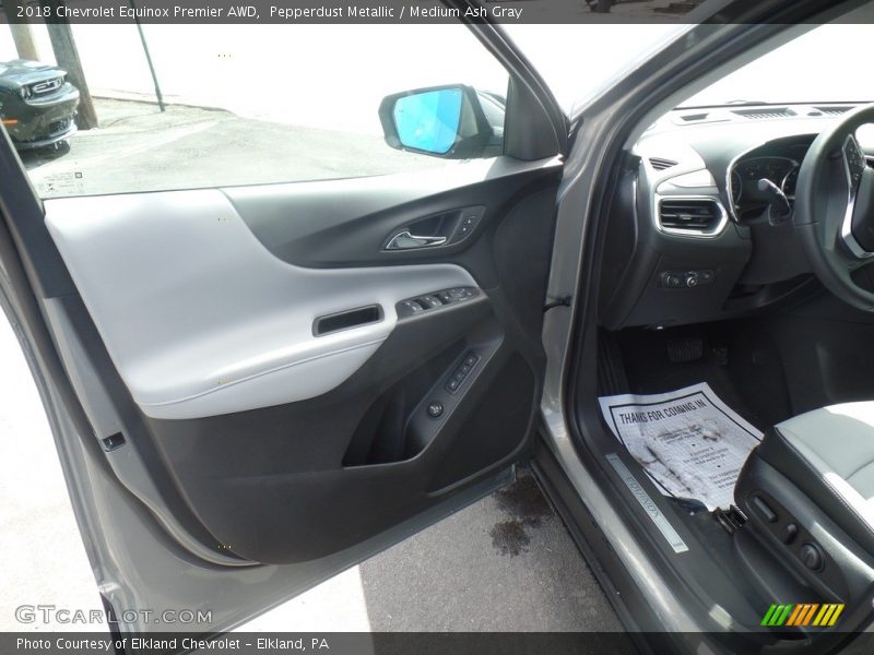 Pepperdust Metallic / Medium Ash Gray 2018 Chevrolet Equinox Premier AWD