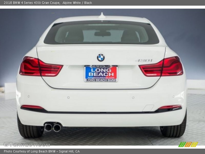 Alpine White / Black 2018 BMW 4 Series 430i Gran Coupe
