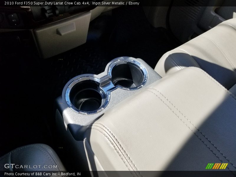 Ingot Silver Metallic / Ebony 2010 Ford F350 Super Duty Lariat Crew Cab 4x4