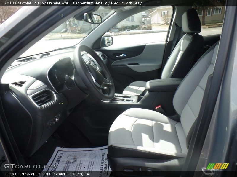 Pepperdust Metallic / Medium Ash Gray 2018 Chevrolet Equinox Premier AWD