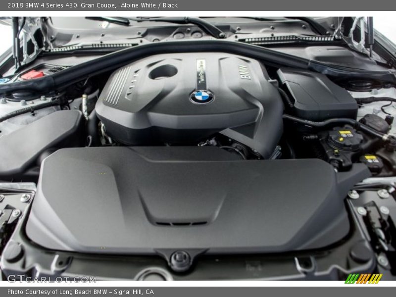 Alpine White / Black 2018 BMW 4 Series 430i Gran Coupe