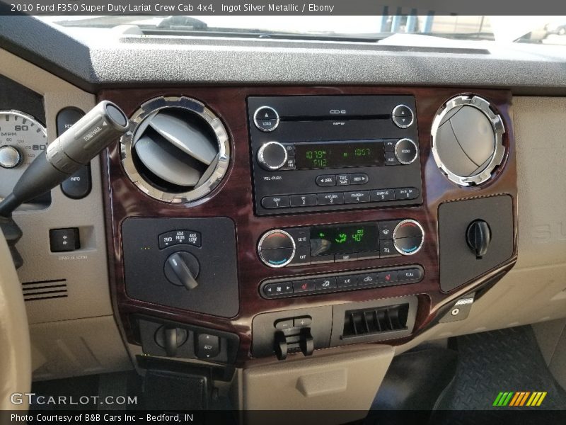Ingot Silver Metallic / Ebony 2010 Ford F350 Super Duty Lariat Crew Cab 4x4