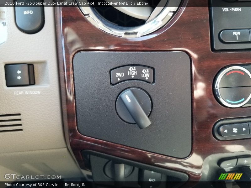 Ingot Silver Metallic / Ebony 2010 Ford F350 Super Duty Lariat Crew Cab 4x4