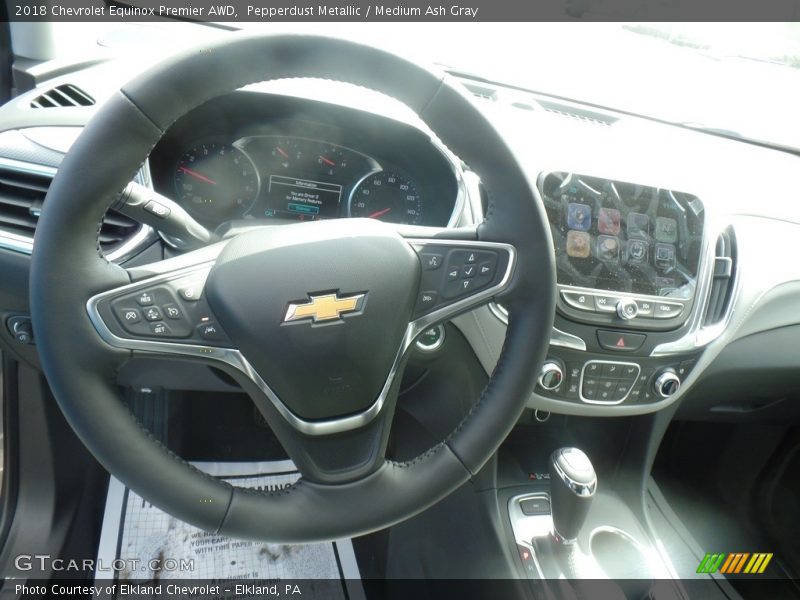 Pepperdust Metallic / Medium Ash Gray 2018 Chevrolet Equinox Premier AWD