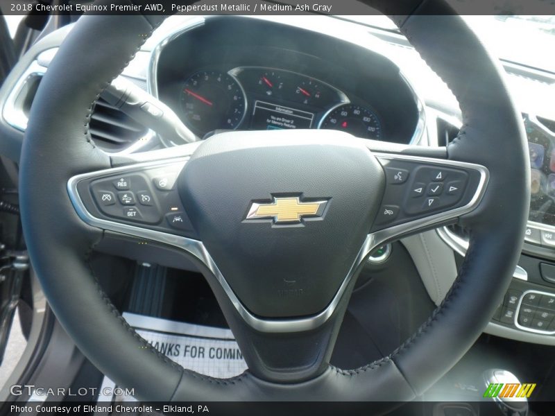 Pepperdust Metallic / Medium Ash Gray 2018 Chevrolet Equinox Premier AWD