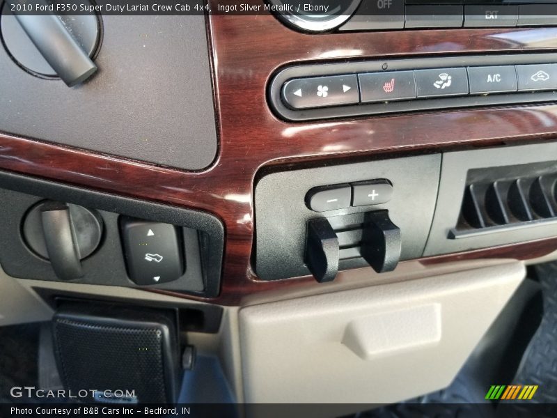 Ingot Silver Metallic / Ebony 2010 Ford F350 Super Duty Lariat Crew Cab 4x4