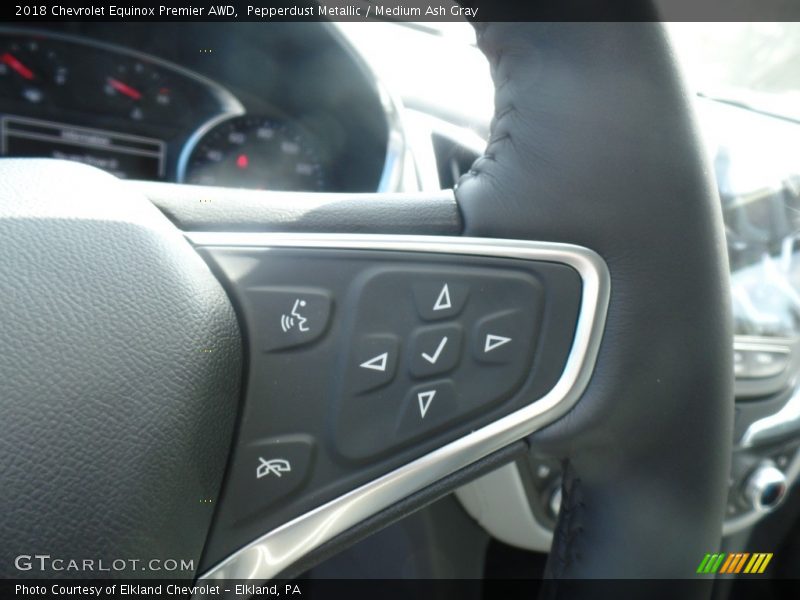 Pepperdust Metallic / Medium Ash Gray 2018 Chevrolet Equinox Premier AWD
