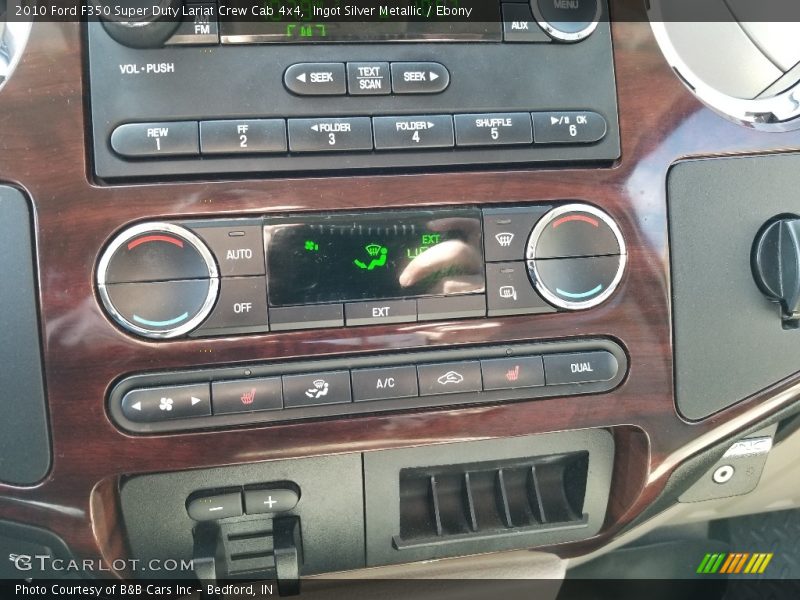Ingot Silver Metallic / Ebony 2010 Ford F350 Super Duty Lariat Crew Cab 4x4