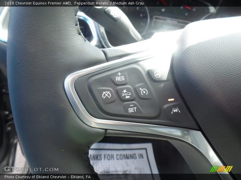 Pepperdust Metallic / Medium Ash Gray 2018 Chevrolet Equinox Premier AWD