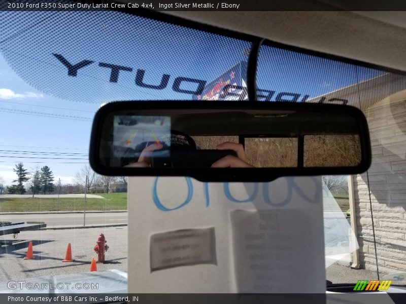 Ingot Silver Metallic / Ebony 2010 Ford F350 Super Duty Lariat Crew Cab 4x4