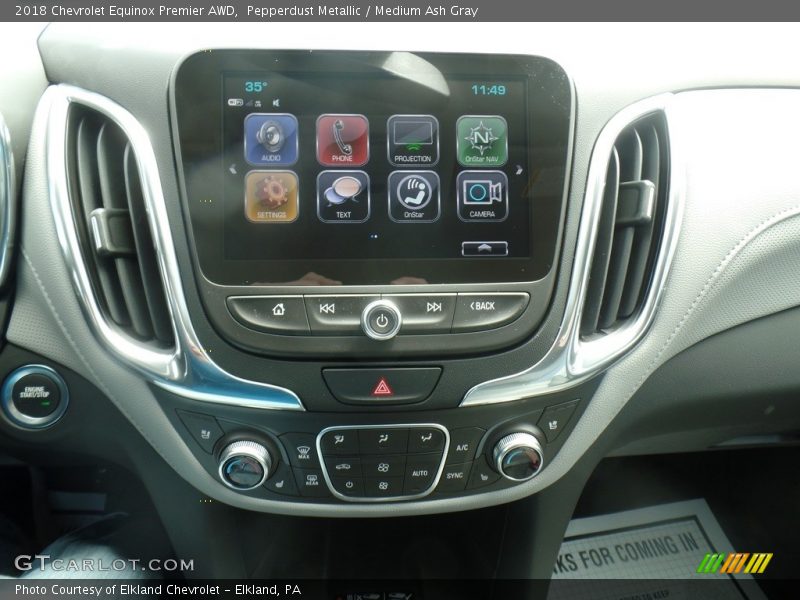 Pepperdust Metallic / Medium Ash Gray 2018 Chevrolet Equinox Premier AWD