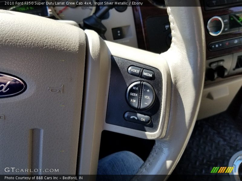 Ingot Silver Metallic / Ebony 2010 Ford F350 Super Duty Lariat Crew Cab 4x4