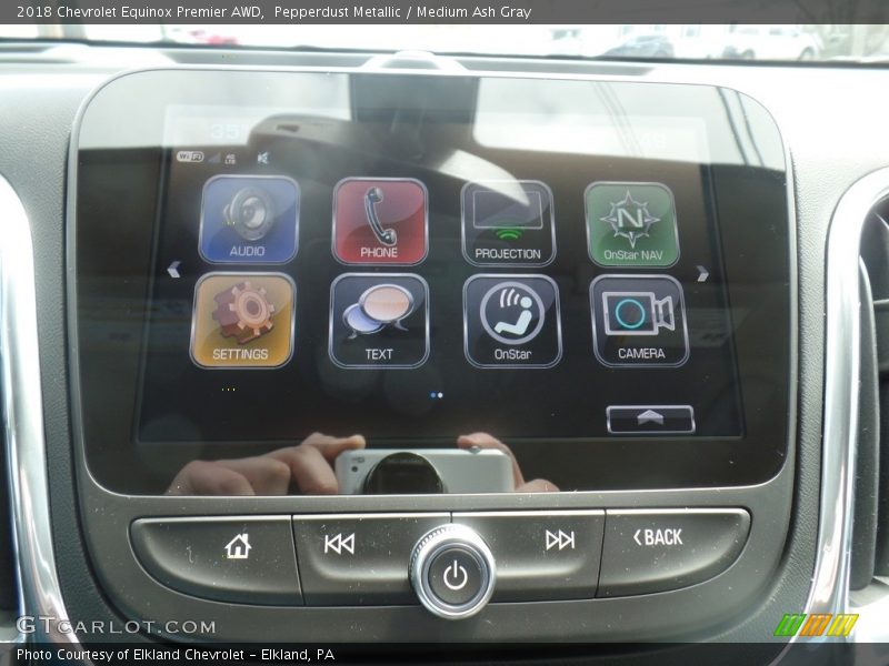 Pepperdust Metallic / Medium Ash Gray 2018 Chevrolet Equinox Premier AWD
